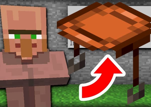 Cómo hacer una silla de montar en Minecraft mediante el comercio con los aldeanos.