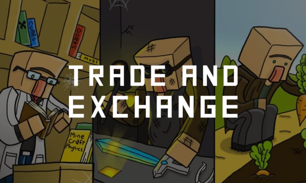 How To Trade And Exchanges With The Villagers In Minecraft Minecraft Tutos
