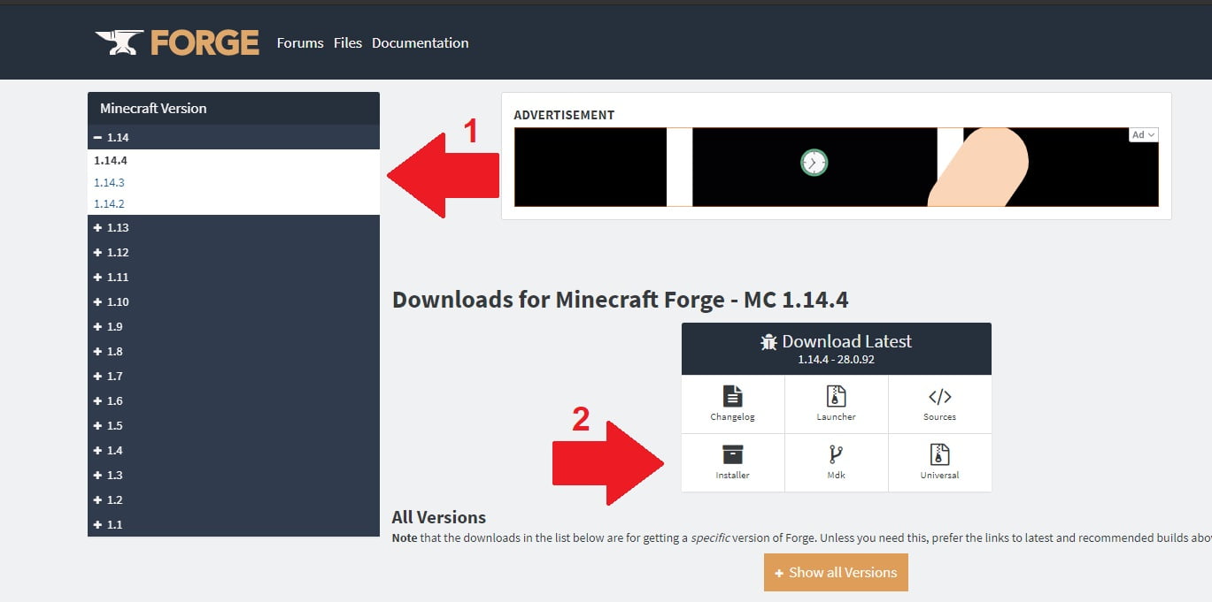 Minecraft Forge Download Install 1 7 10 1 12 2 1 15 2 1 16 5 1 17 1 1 18 1 Minecraft Tutos