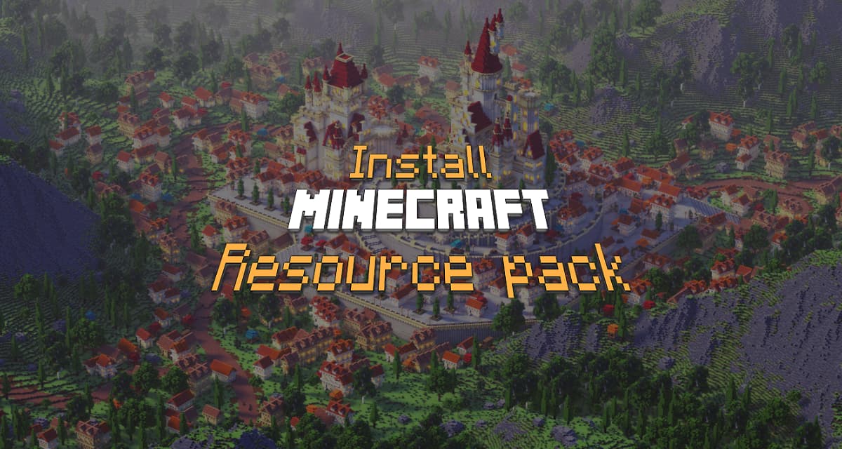 how to install a minecraft resource pack