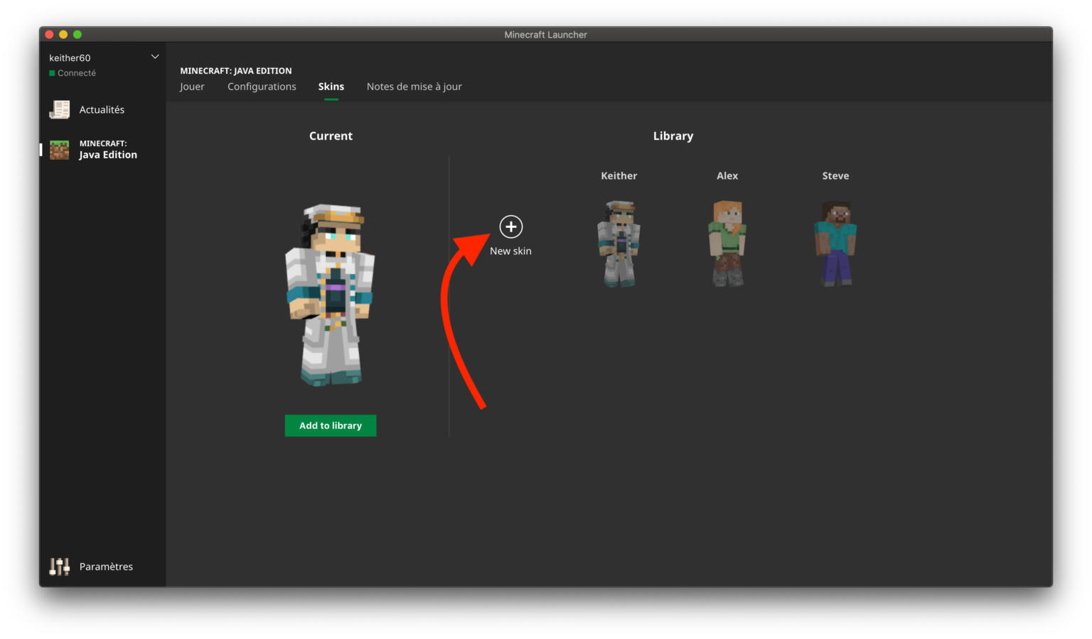 Wie ndert man sein minecraft skin minecraft tutos