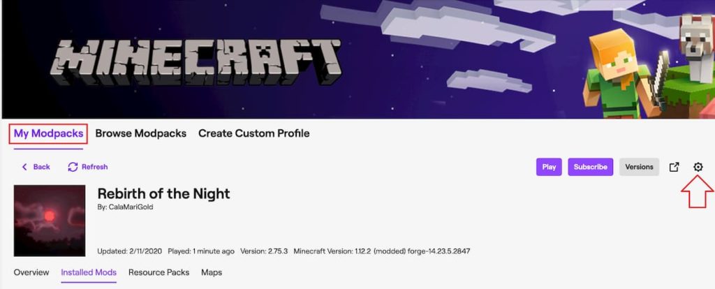 Mit dem Twitch-Startgerät mehr RAM für Minecraft zuweisen