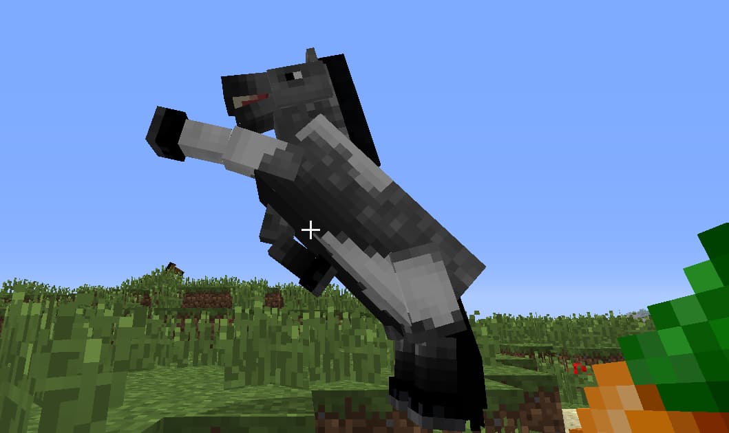 Wie zähmt man ein pferd in Minecraft ?