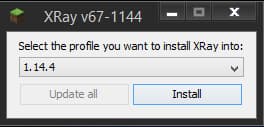 install mod xray clic