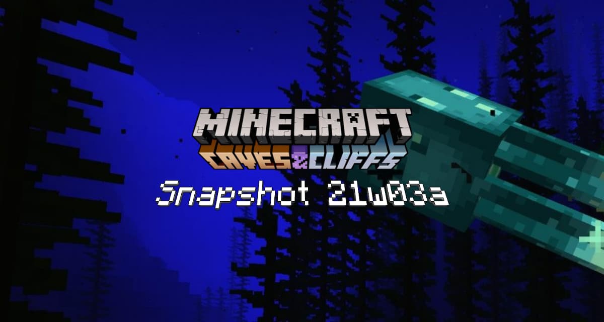 Snapshot 21w03a - Minecraft 1.17: the glow squid is coming !
