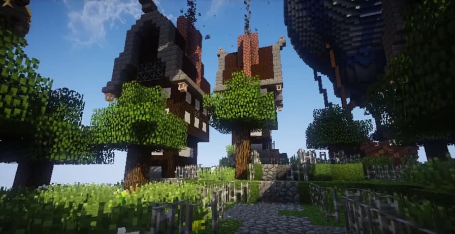 a "rustic" village