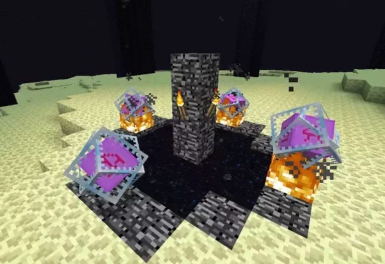 make appear ender dragon minecraft crystal