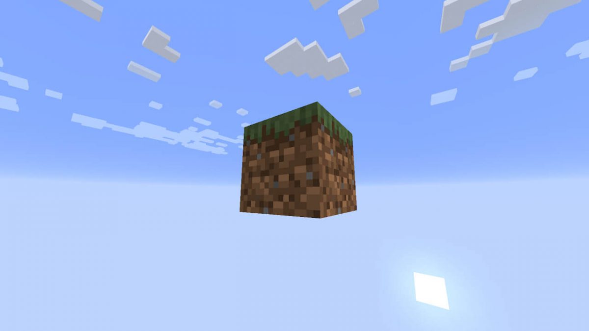 minecraft one block download 1.18