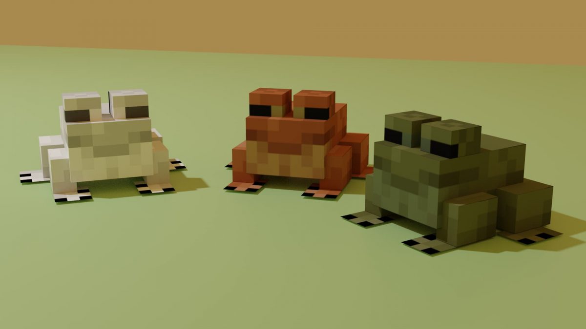 frogs minecraft