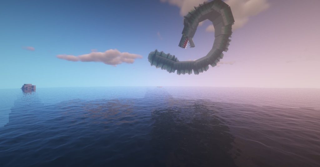 Sea serpent attack