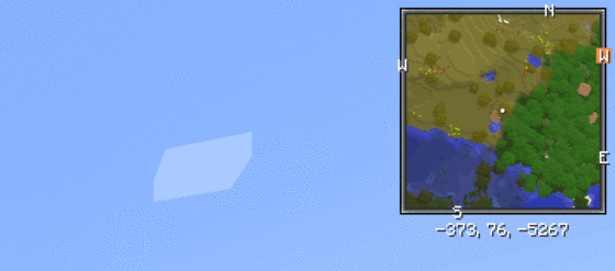 O Minimap modecraft de rotação da XaeroO Minimap, bem como suas rotações. (Clique para ver a animação)