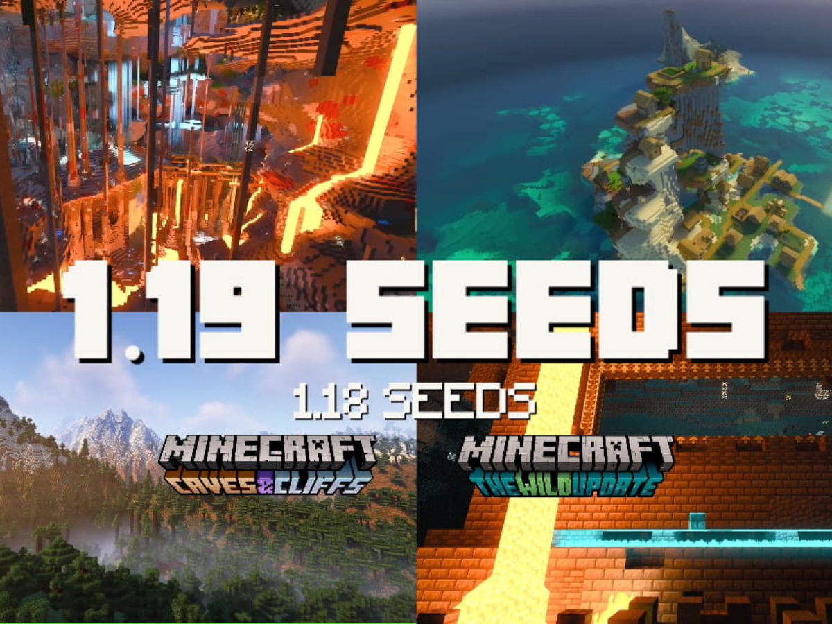 E ai pra você qual o mais bonito do seed 1.18? #minecraft #minecraftbr