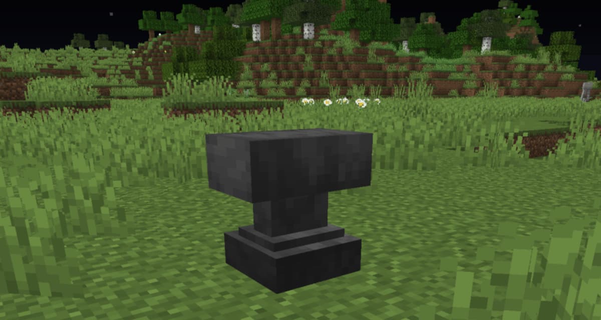 How to make and use an anvil in Minecraft ?