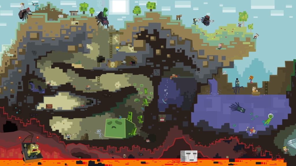 Minecraft bildschirmhintergrund : Der Untergrund