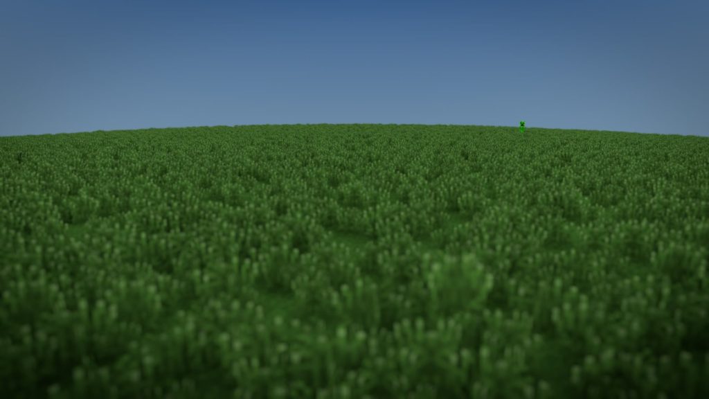 Minecraft wallpaper : green creeper grass