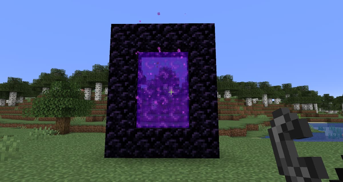 how to make a nether portal in minecraft