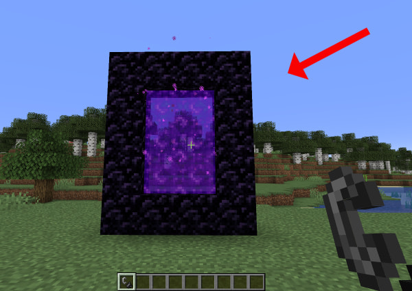 see how to make a nether portal in minecraft