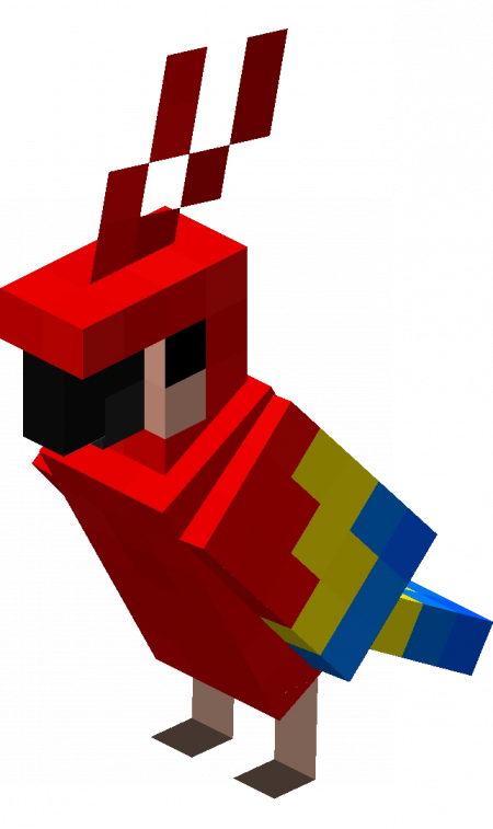 tame parrot minecraft 450x757 1