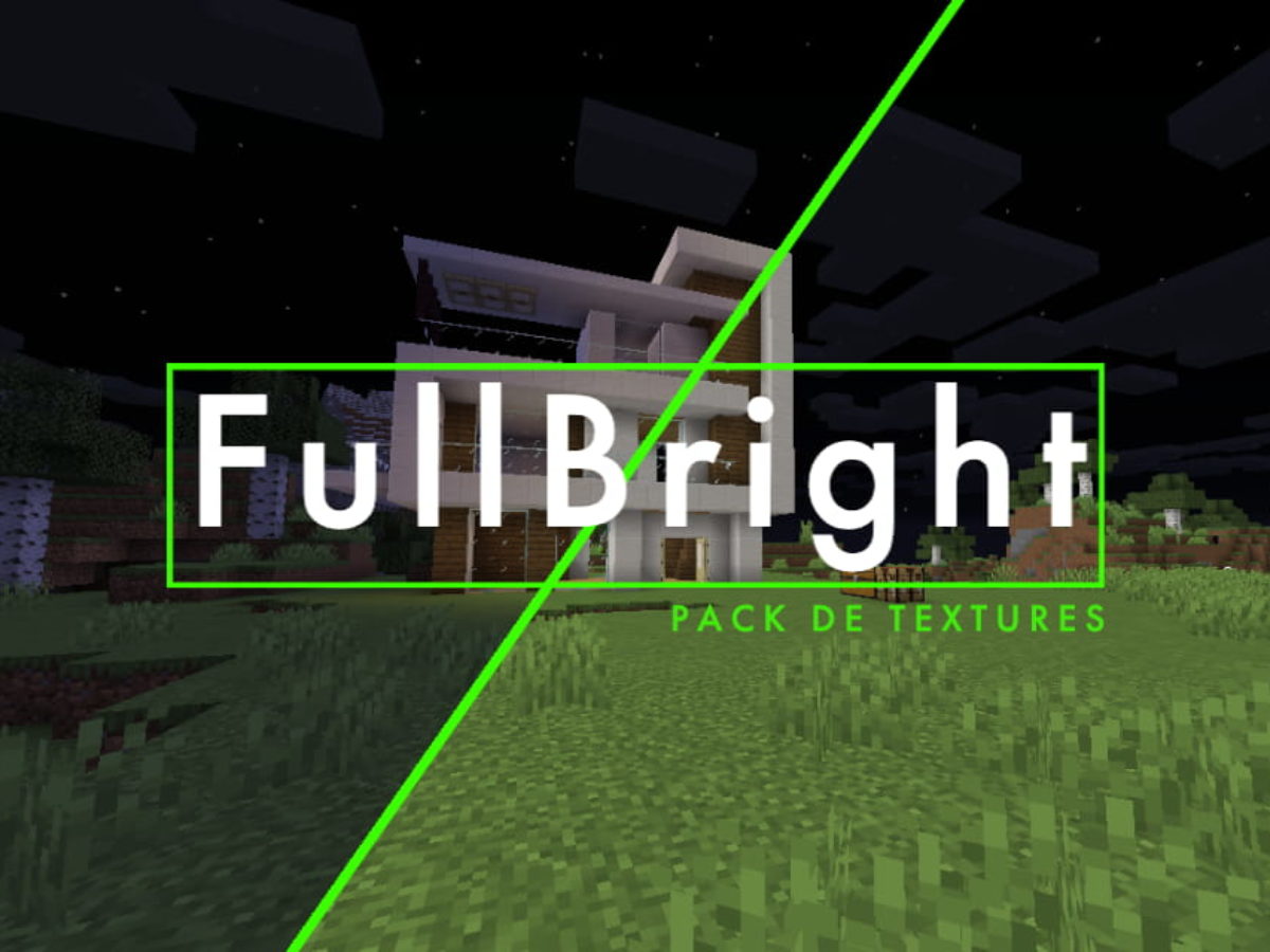 Night Vision Texture Pack (1.20) - Full Bright 