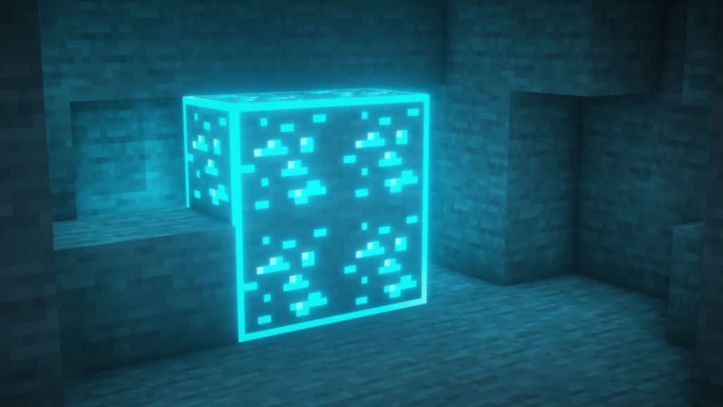 Textura de diamante con el pack de texturas Visible Ores