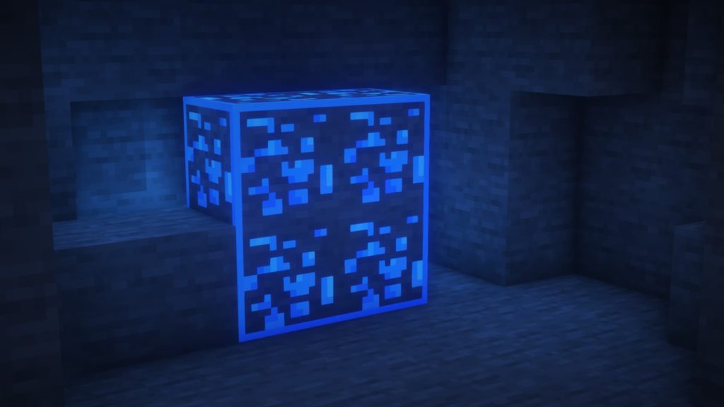 Lapis texture with Visible Ores texture pack