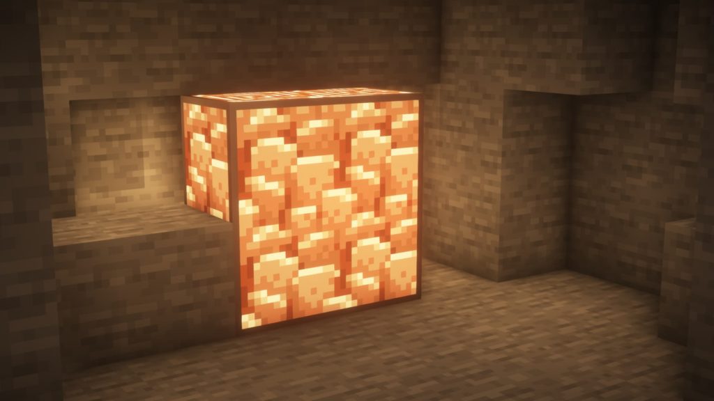 Netherite texture with Visible Ores texture pack