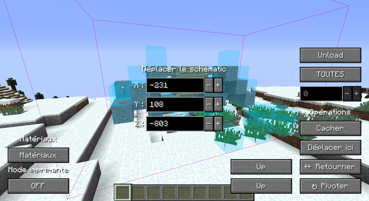 Schematica - Mod - 1.7.10 → 1.12.2 - Minecraft Tutos