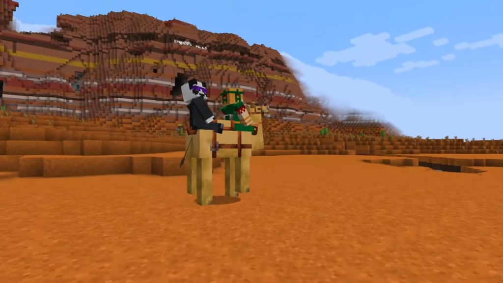 two player camel minecraft