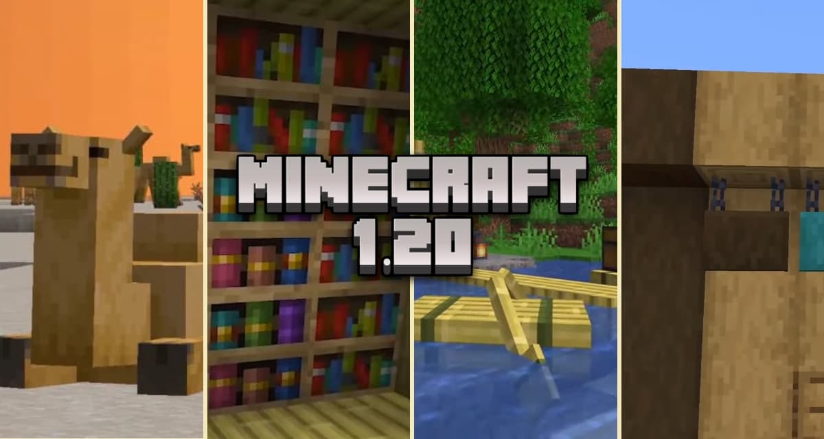 MINECRAFT 1.20 - LANÇOU TODAS AS NOVIDADES da ATUALIZAÇAO! 