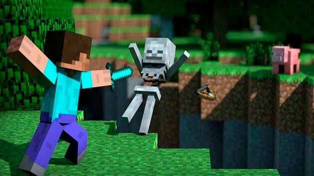 Minecraft-Monster sind zum Erschrecken da...