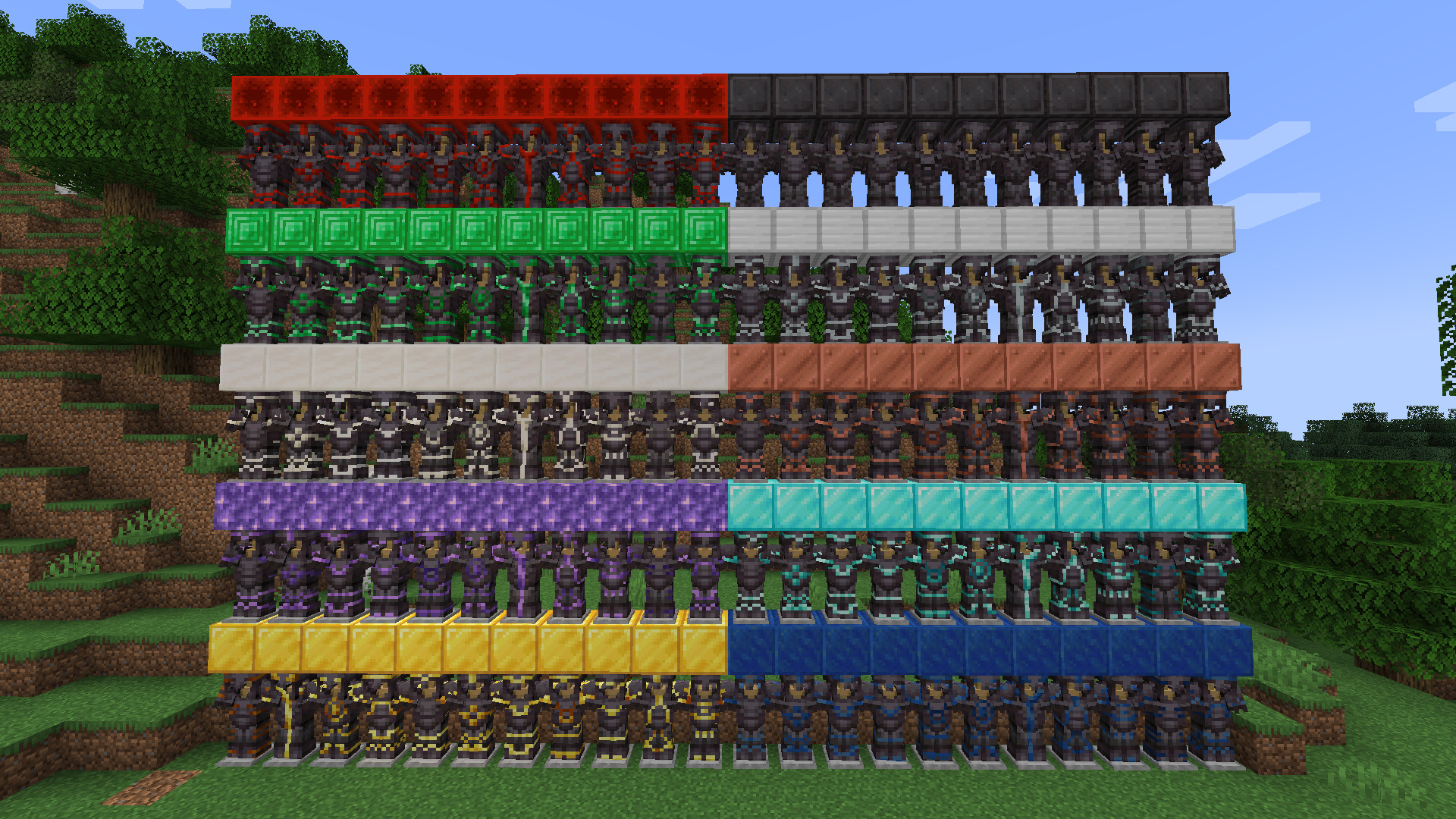 Color Design Armor Trim Minecraft 