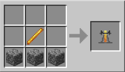 recipe Brewing stand minecraft