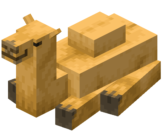 Ein sitzendes Dromedar minecraft