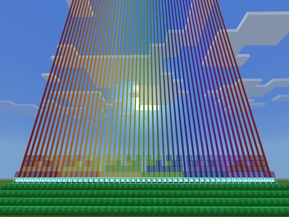 Leuchtfeuer Farbspektrum Minecraft