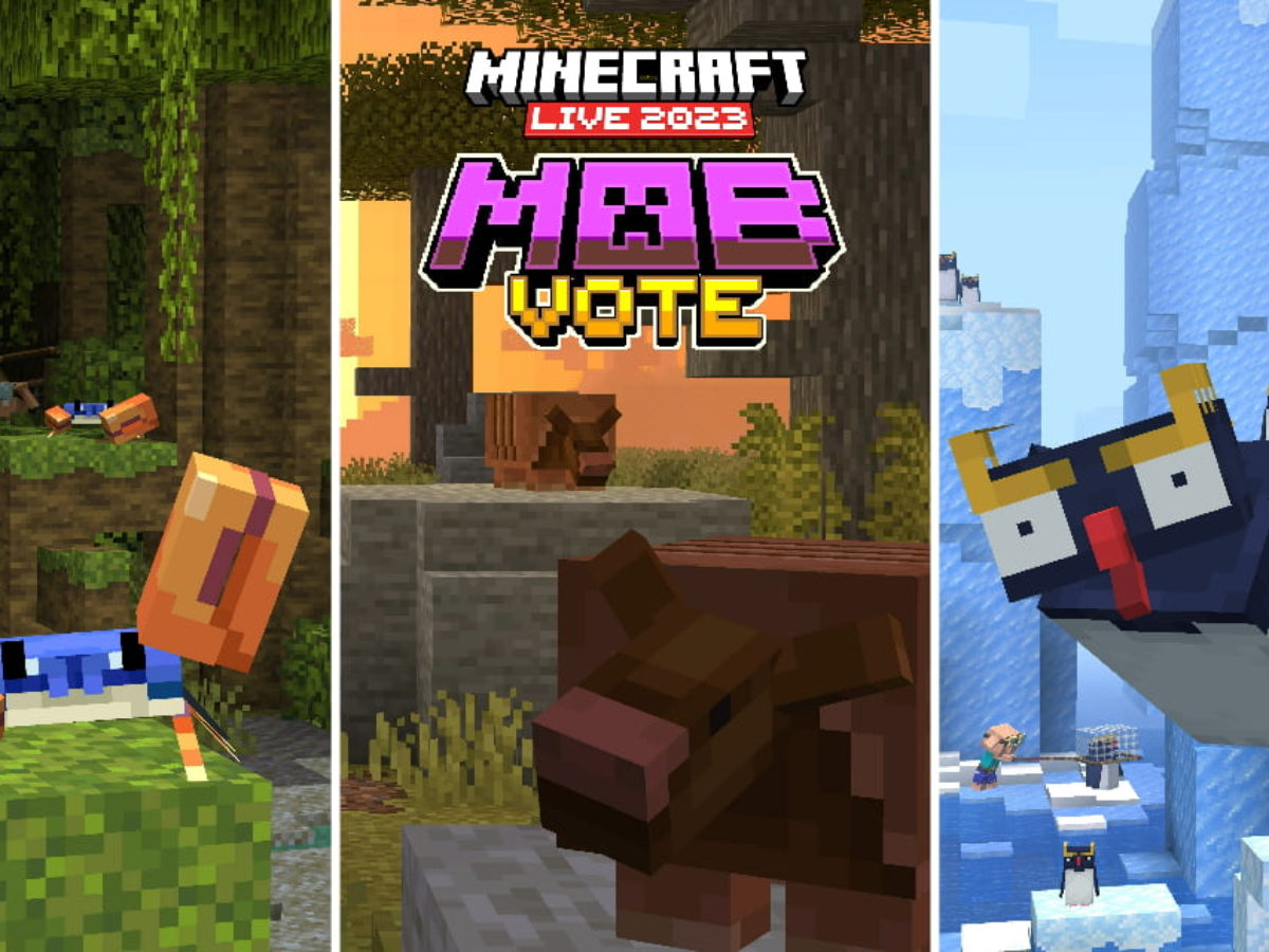 ⭐Mob Votação: Farejador🐢, Minecraft Live 2022