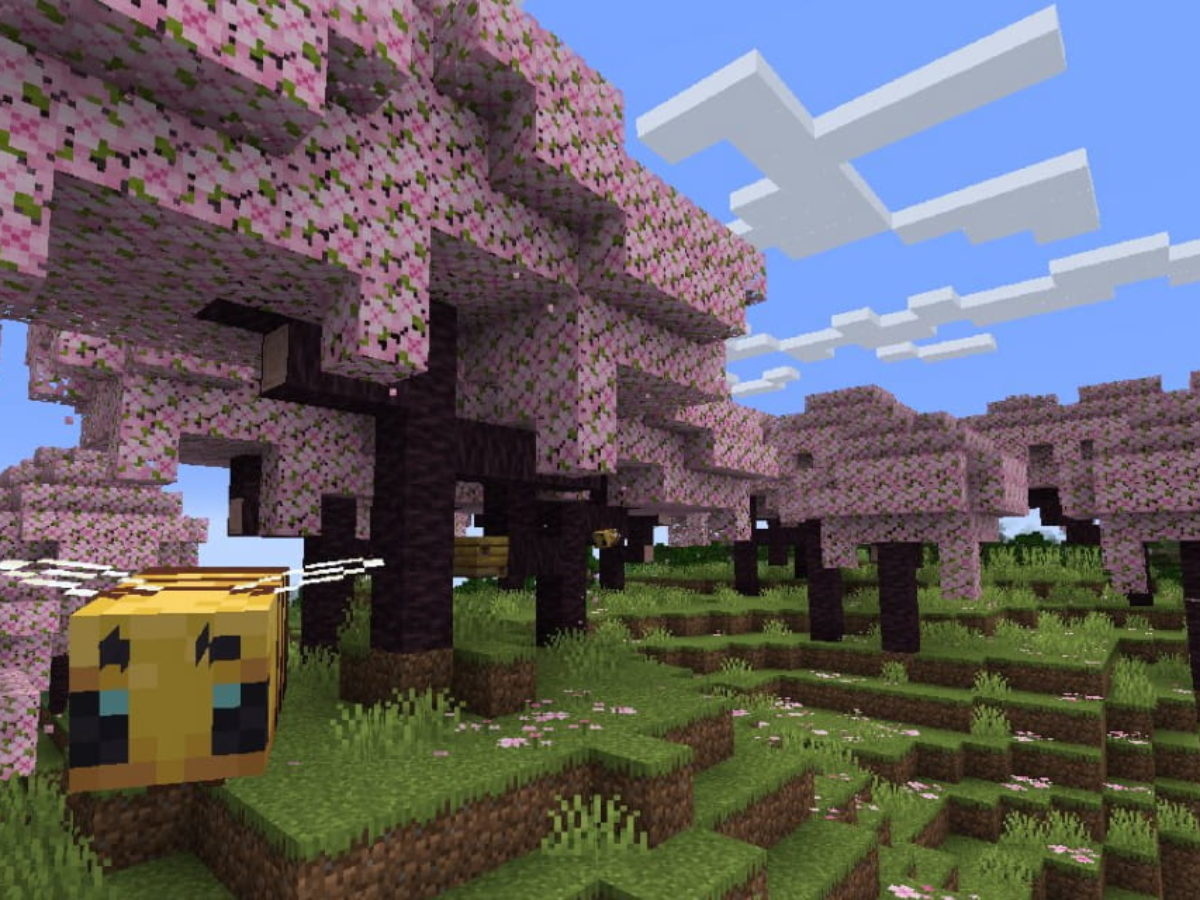 Novo bioma chegando a Minecraft: árvores de cerejeira - Cidades