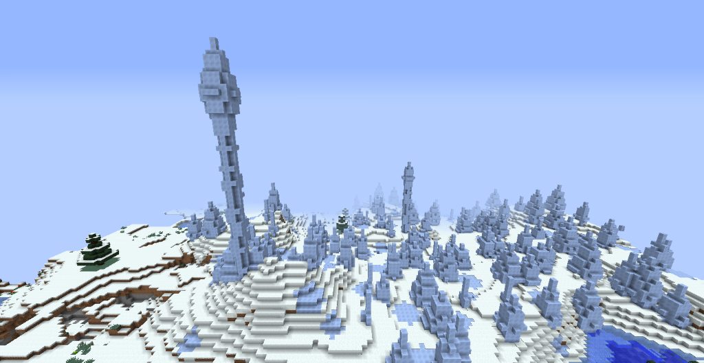 frozen peak biome minecraft