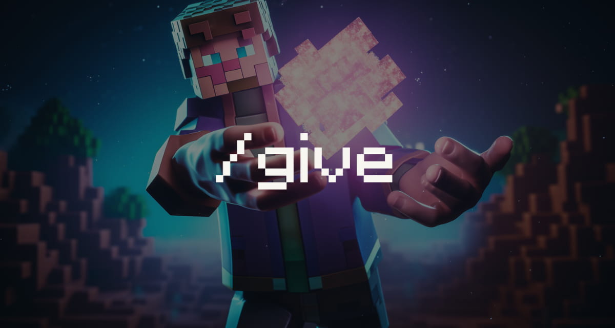 How do I use the /give command in Minecraft ?
